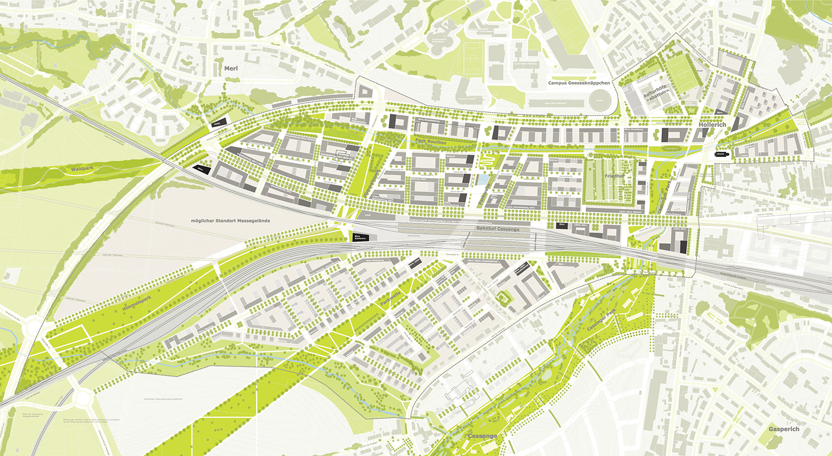 3 Plan directeur „Porte de Hollerich“ à Luxembourg, Ville de Luxembourg NICKLAS ARCHITECTES S.à R.L.