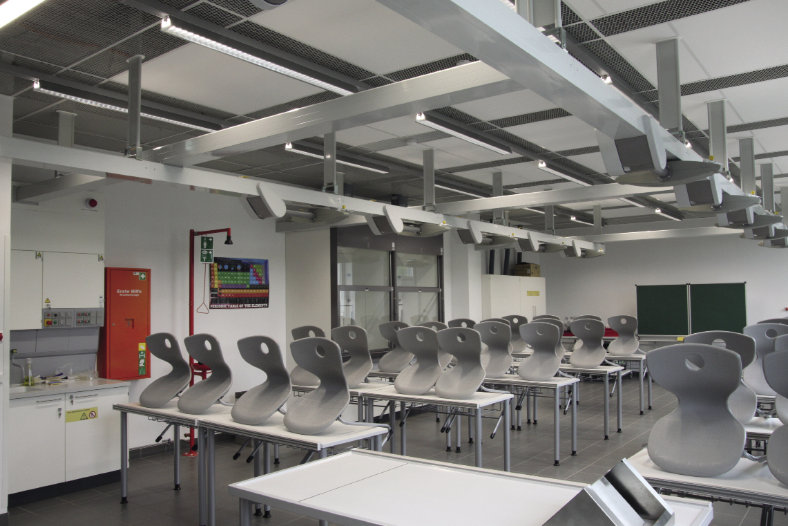 1-4, 9 Ecole internationale provisoire à Differdange Architecte: Bruck & Weckerle Architekten S.à r.l.Ingénieur-conseil en génie civil: Tecna S.à r.l. RMC Consulting S.à R.L.
