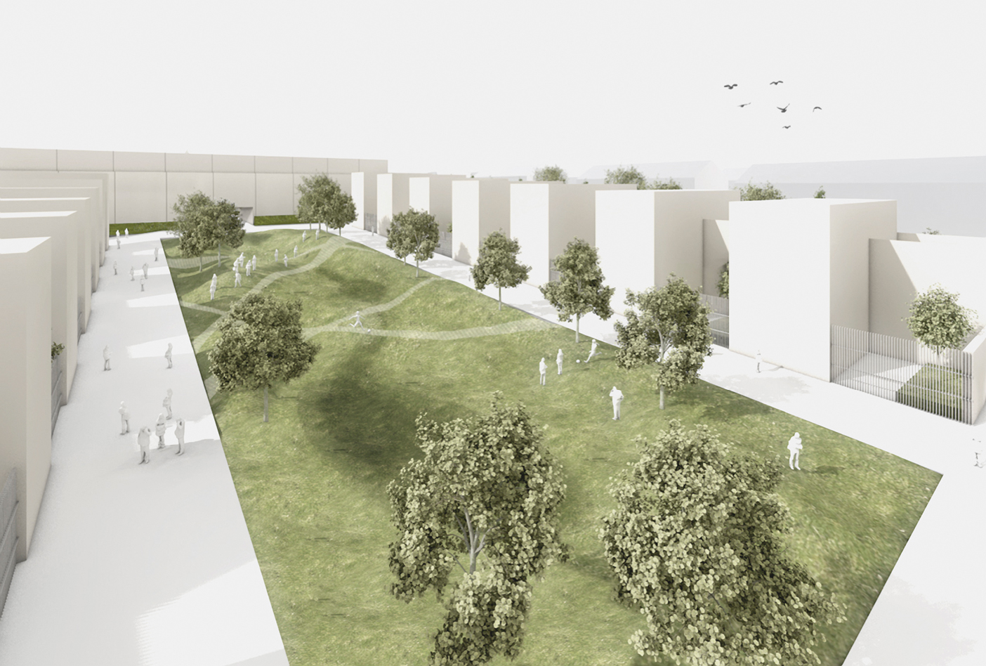 WUNNEN AM KLOUSCHTERGAART Concours L - Luxembourg Cents Lafayette S.A. CHRISTIAN BAUER & ASSOCIéS ARCHITECTES S.A.