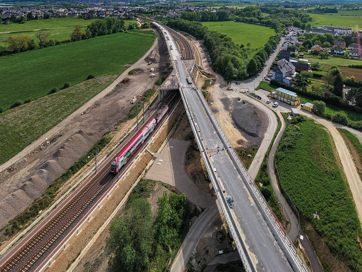 8 Nouvelle ligne ferroviaire de Luxembourg à Bettembourg. Etudes d’avant projet détaillé, d’exécution, direction, contrôle et surveillance des travaux. MO : SNCFL. SGI INGENIERIE S.A. LUXEMBOURG
