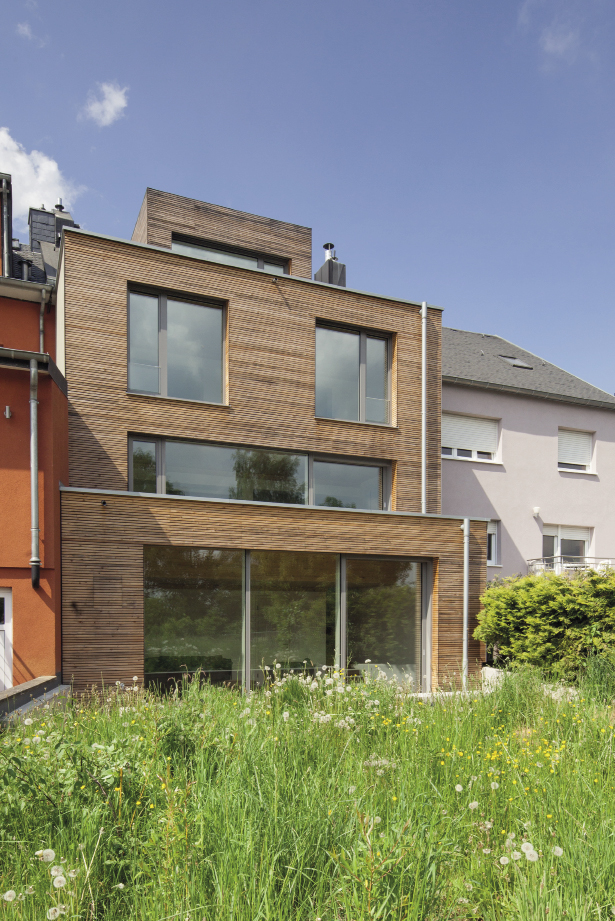 5 Structure d’accueil pour jeunes adultes, Schifflange Projet pilote, maison à énergie positive Rénovation et transformation d‘une maison Maisons d’enfants de l’Etat Administration des bâtiments publics NICKLAS ARCHITECTES S.à R.L.