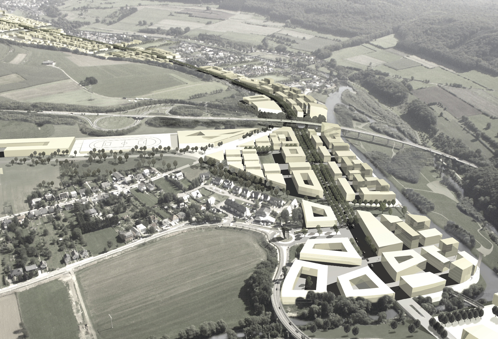 CONSULTATION Rémunérée NORDSTADTL - Ettelbruck et L-Diekirch Ministère de l’intérieur et de l’Aménagement du Territoire (MI) CHRISTIAN BAUER & ASSOCIéS ARCHITECTES S.A.