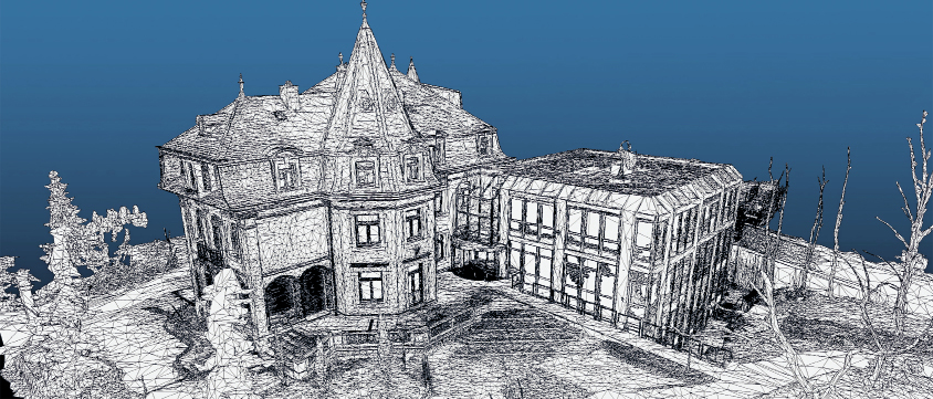 3 Réalisation d’une maquette digitale 3D de haute qualité par photogrammétrie (survol de drone) et des nuages de points issus de laserscans Beissel