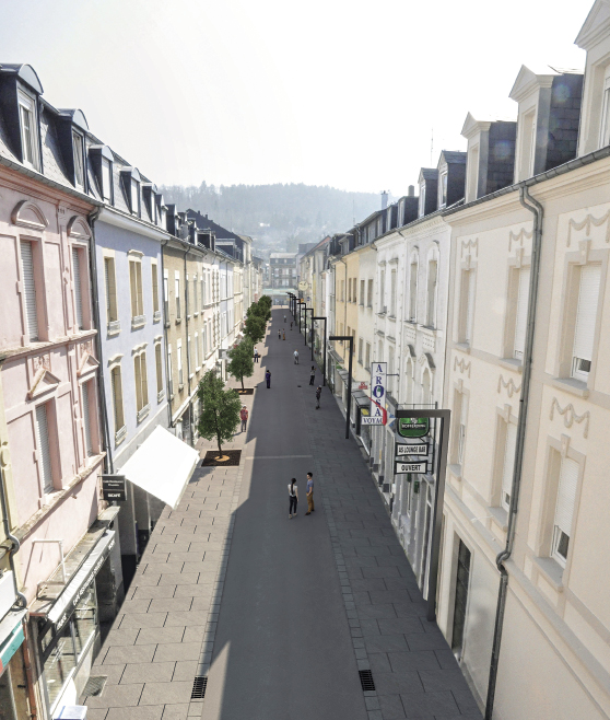 4 Réaménagement voiries Quartier Brill à Esch-sur-Alzette> Etudes infrastructures, direction des travaux Beissel