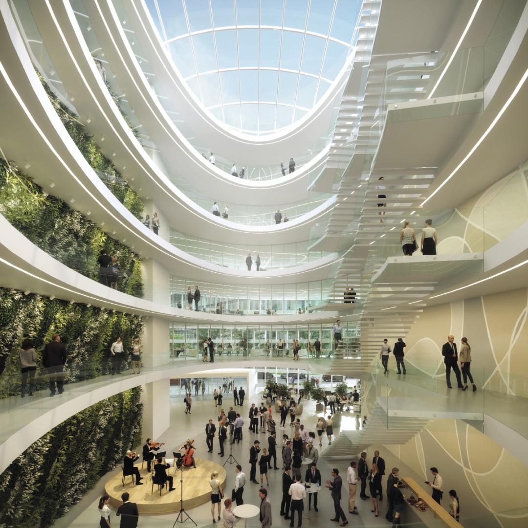 3-4 Hall sportif et extension de l‘ école primaire, Lallange (LU), 2017-2020 VALENTINY HVP ARCHITECTS