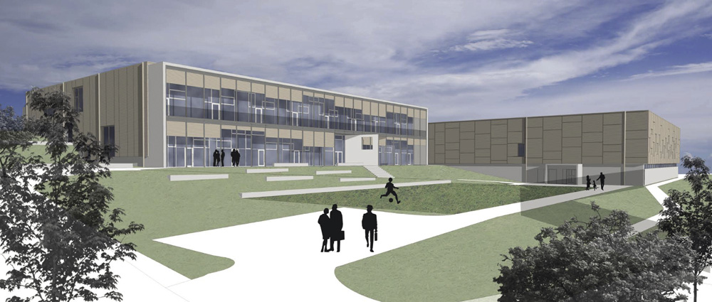 6	Centre militaire Herenberg Image de synthèse : STDM architectes urbanistes