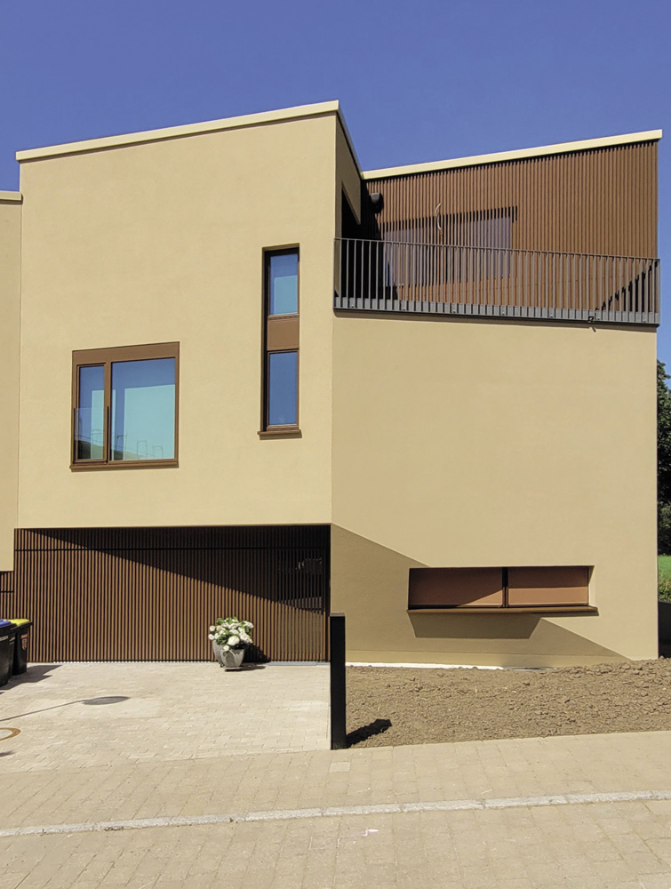 1-8	Maisons unifamiliales accolées G123 à Moutfort, commune de Contern, Site ESPEN