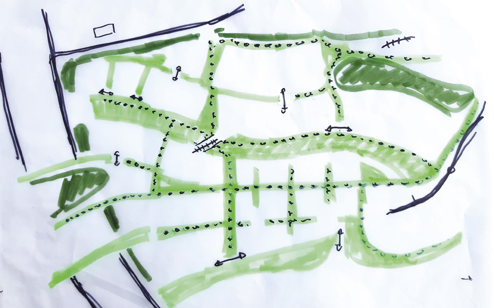 2	Couloirs verts pour mobilité douce