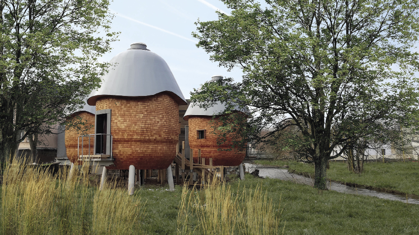 1-2 Gîte touristique à Useldange ROMAIN HOFFMANN ARCHITECTES ET URBANISTES S.à R.L.