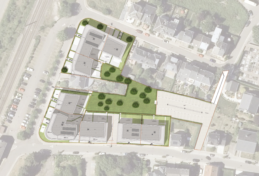 1-3 Développement d’ensemble d’habitations et bureau «Edward» DIANE HEIREND ARCHITECTES S.à R.L.