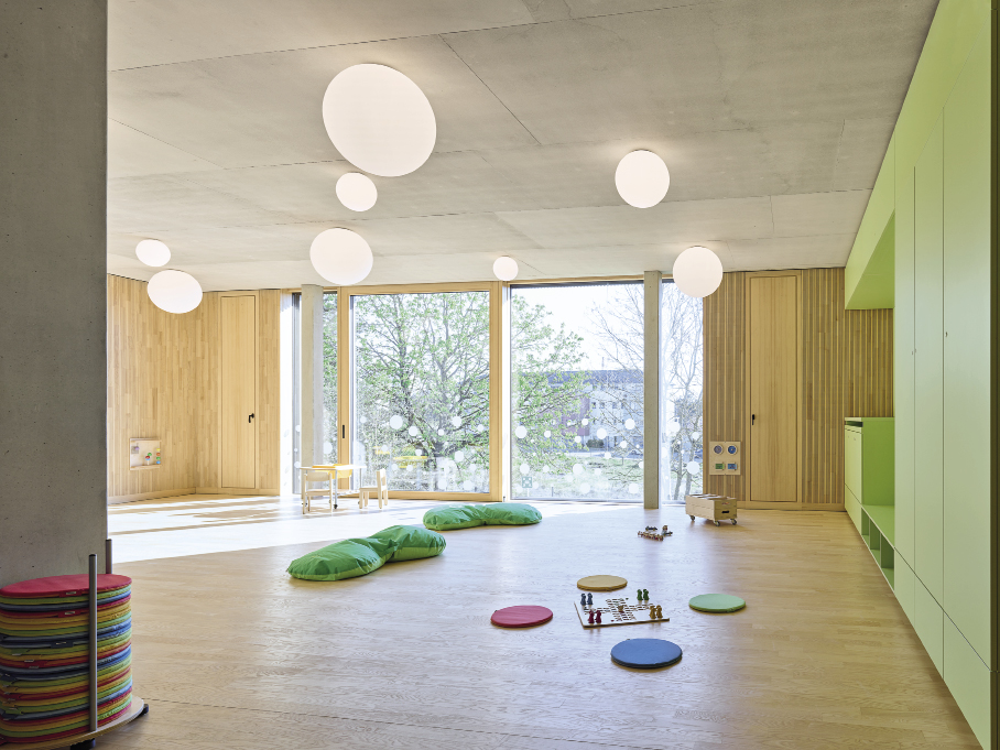 crèche municipale à Gasperich - Ville de Luxembourg photos @ lukas roth BSARC SARL, BOURGUIGNON SIEBENALER ARCHITECTES S.à R.L.