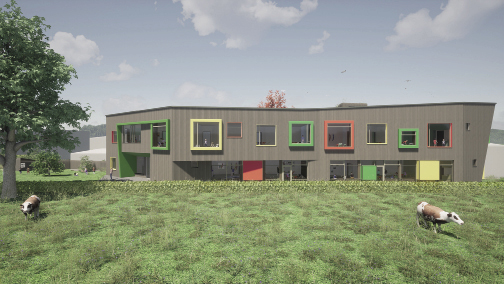 5-6 Nouvelle construction de l’école précoce et préscolaire à Useldange ROMAIN HOFFMANN ARCHITECTES ET URBANISTES S.à R.L.