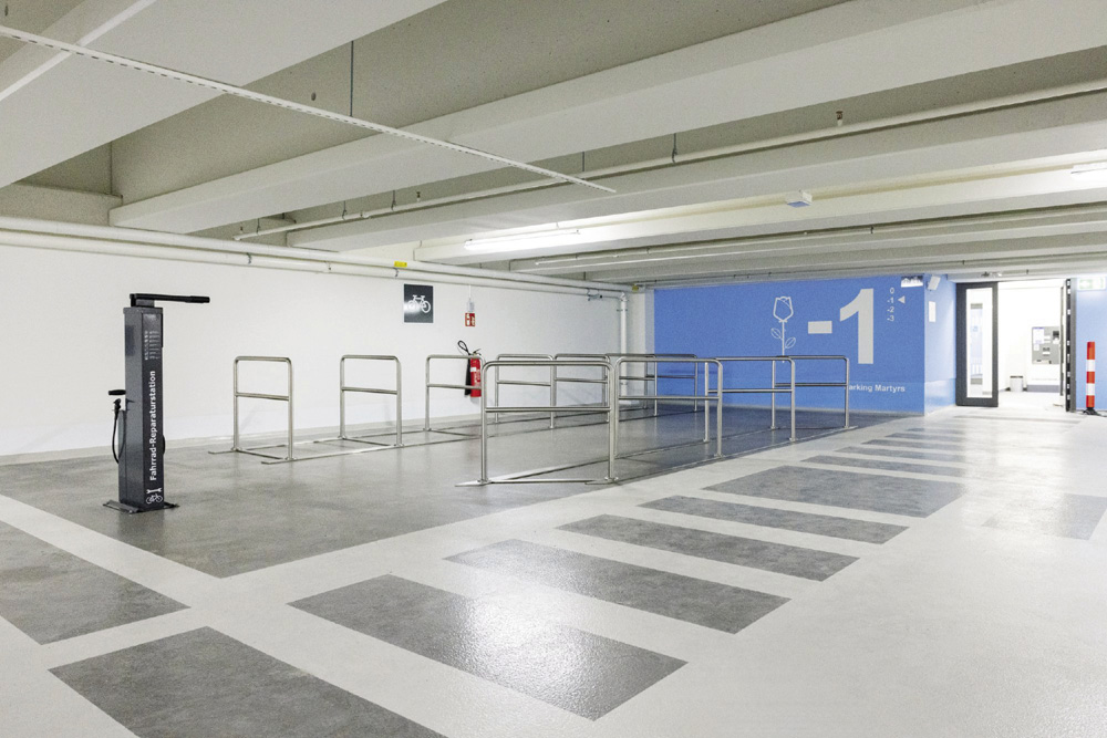 6	Parking des Martyrs «Rousegaertchen»